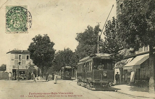 CPA AK FONTENAY-sous-BOIS-VINCENNES Les Rigollots Avenue de Republique (378700)