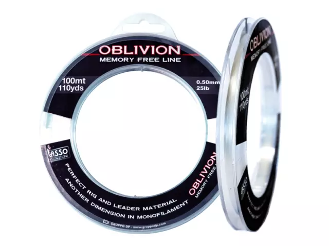 ASSO OBLIVION 100 meter Clear Sea Fishing Line Memory free line (All sizes) 3