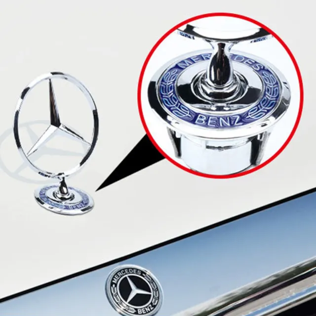 Mercedes Benz Stern Emblem/Logo für Motorhaube W202 W203 W210 W211 W220 Neu 3