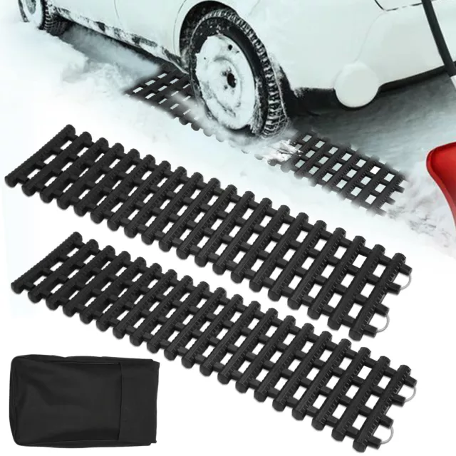 Anfahrhilfe 2x Grippmatte schneeketten Auto LKW PKW Traktionsmatte Schnee Eis