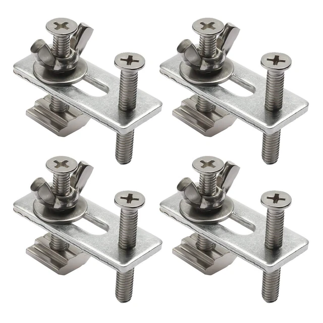 4PCS T-track Mini Hold Down Clamp Kit, Compatible with 3018-PRO/3018