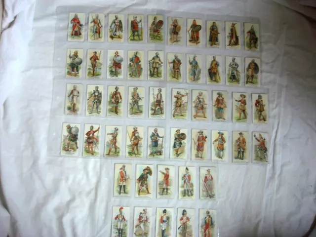 Cope Bros Cigarette Card Set - 1912 British Warriors - Full Set - Ex/Con.