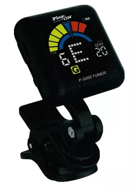 Play On Rechargeable Chromatic Tuner For Guitar Bass And Violin & Viola.Afinador