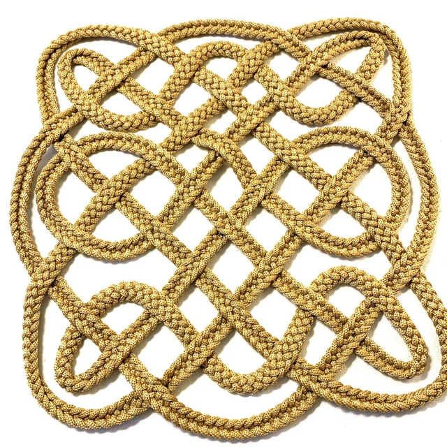 Celtic Knot Farm House Beach Rope Placemats Home Decor Set of Five MCM