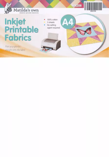 EQ Inkjet Printable Cotton Basic Fabric Sheets 8.5 X11 -25/Pkg, 1 - Kroger