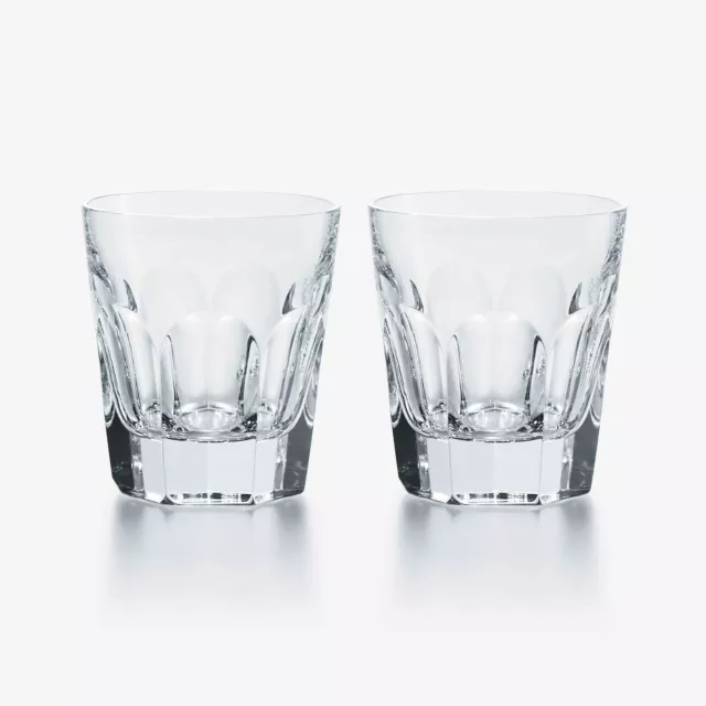 Nuevo Baccarat Cristal Harcourt 1841 Vasos Par #2810591 Marca Punta Guardar $ F/