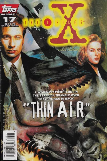 THE X-FILES # 17: THIN AIR - MULDER & SCULLY in 1996 Ed from TOPPS COMICS [E]