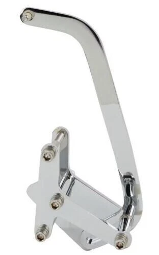 Chevy 327 350 383 High Mount Alternator Bracket Short Water Pump Chrome E45603C Chevy 327 350 383 High Mount Alternator Bracket Short Water Pump Chrome E45603C