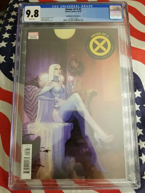 House of X #3 1:10 Huddleston Emma Frost Variant Hickman Story CGC 9.8 NM+M