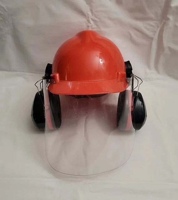 MSA Medium V-Gard Hard Hat 3M Peltor Face Shield & Ear Hearing Protection