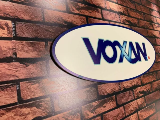 Enseigne Plaque Décoration Garage Moto VOXAN logo 1995 _70 cm x 27 cm_PVC 5 mm 3