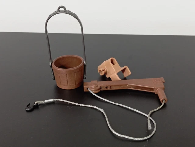 Lot Accessoires PLAYMOBIL Chevaliers Et Moyen Âge - Chaudron, Seau, épées, Etc. - Occasion Très Bon état