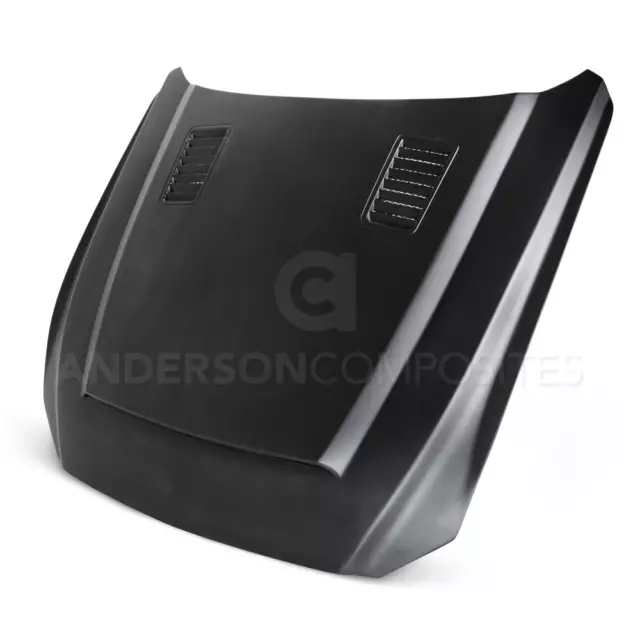 2015-2017 Ford Mustang Double Sided Fiberglass "Super Snake" Style Hood