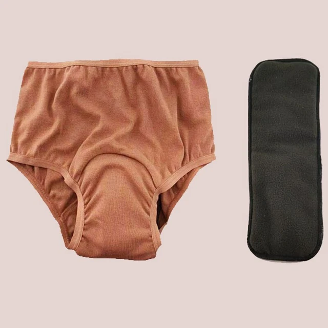 Reusable Adult Diaper Underpants Washable Urine Absorption Incontinence Pants