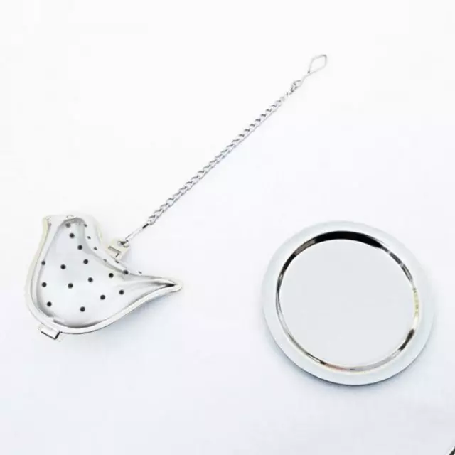 Metal Tea Infuser Stainless Steel Loose Leaf Strainer Filter Herbal Spice UK 3