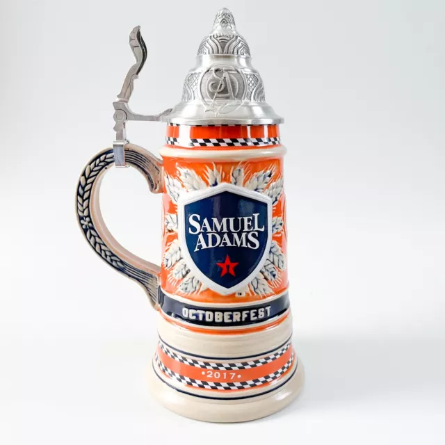 Samual Adams OCTOBERFEST 2017 Beer Stein 12-Inch Limited Edition Stoneware Sam