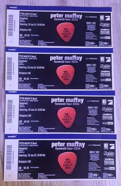  Foto zu TICKET FRONT OF Stage Peter Maffay Farewell Tour 2024 29.Juni 20:00 Uhr 