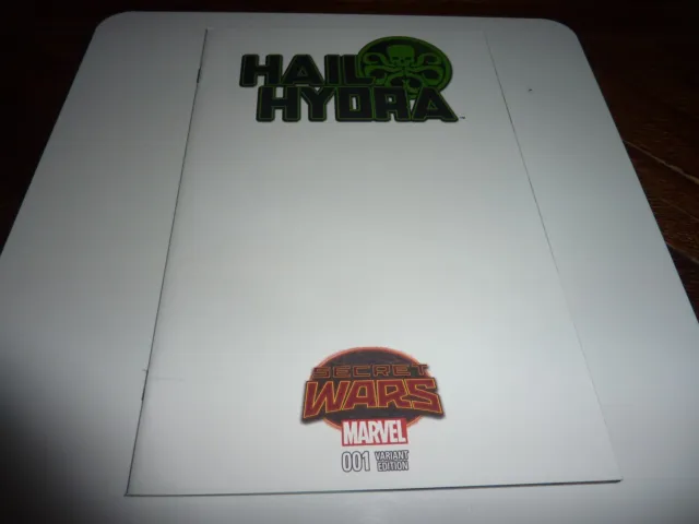 HAIL HYDRA Marvel 2015 Secret Wars Blank Sketch Variant Cover NM Gemini Mailer