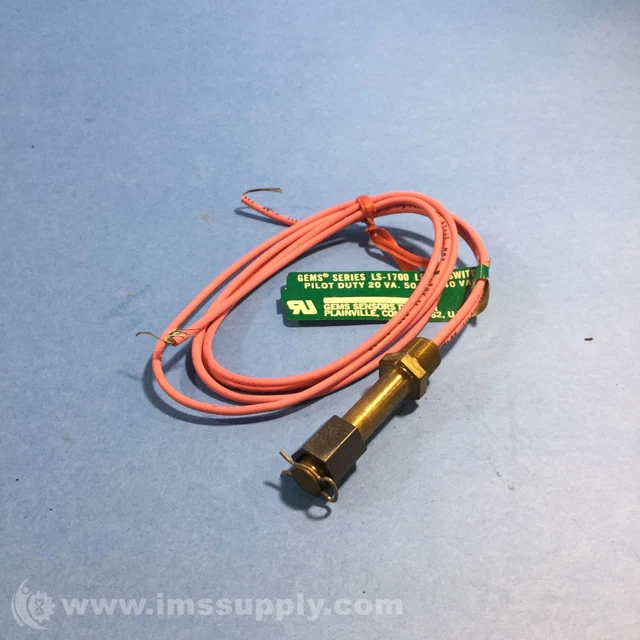 GEMS SENSORS LS-1700 Level Switch, Pilot Duty FPOR