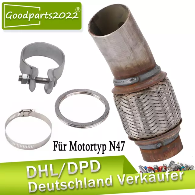 Flexrohr Hosenrohr Dieselpartikelfilter DPF Für BMW E81 E82 E87 E88 E90 E91 E93