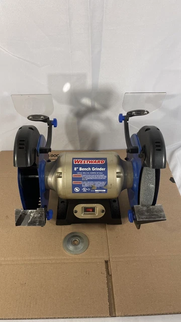 WESTWARD 1KEN1 Bench Grinder,8",36 Grit,1/2HP. READ!!!