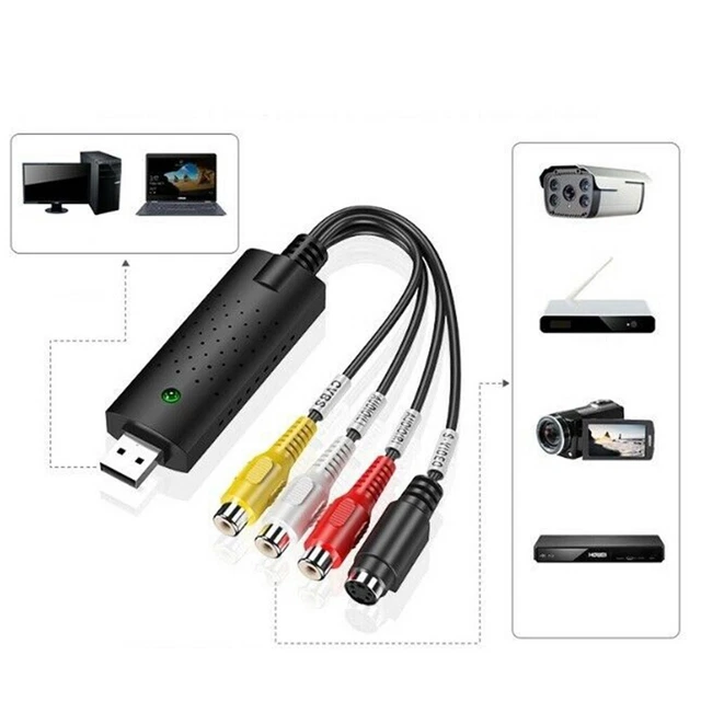 Digitaler Analogwandler Kit Netzbesprechung Internetkonferenz Audio VHS Set