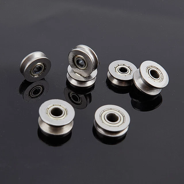 5pcs V U Groove Roller Wheel Ball Bearings Embroidery Machine Pulley Beari.zy