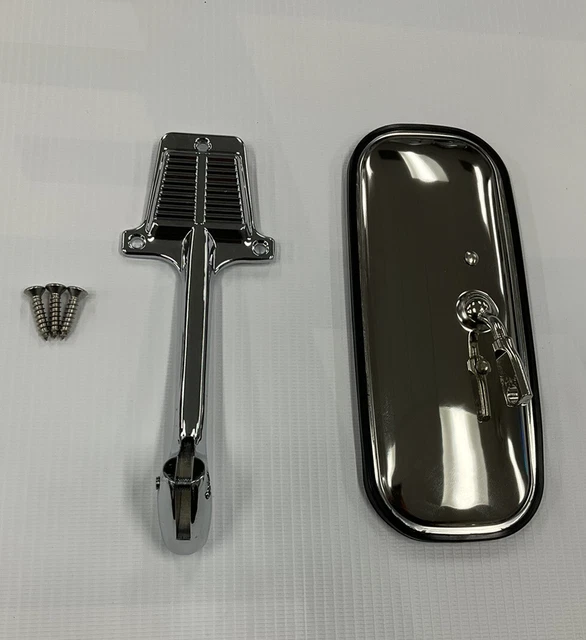 1964-1966 INSIDE CHROME REAR VIEW MIRROR, NON TILT (RP - Foto 8