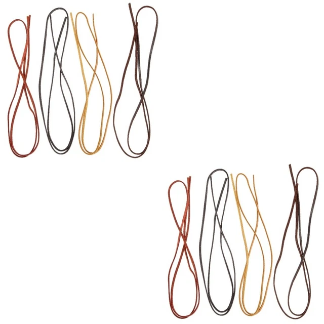 8 Pcs Armband Aus Seil Lederstreifen Zum Selbermachen DIY-Schmuck Zubehör