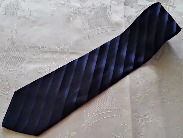 Gents Vintage Authentic Joop! Striped Blue Silk Men's Neck Tie