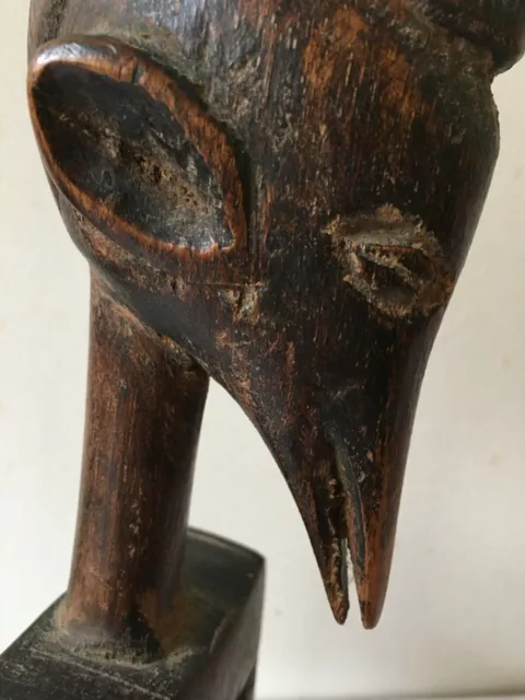 Ancienne et très jolie poulie métier à tisser africain Sénoufo (Côte d'ivoire)