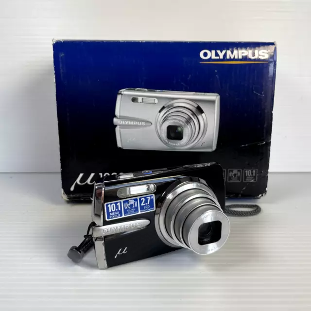 Olympus Stylus 1020 10.1 MP Digital Camera AF 7x Optical Zoom Lens With Charger