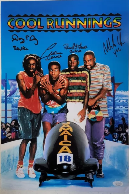 Cool Runnings Cast Signed 12x18 Mini Poster Autographed JSA COA!