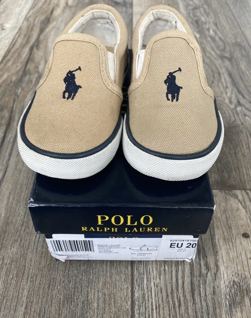 Ralph lauren on sale baby trainers