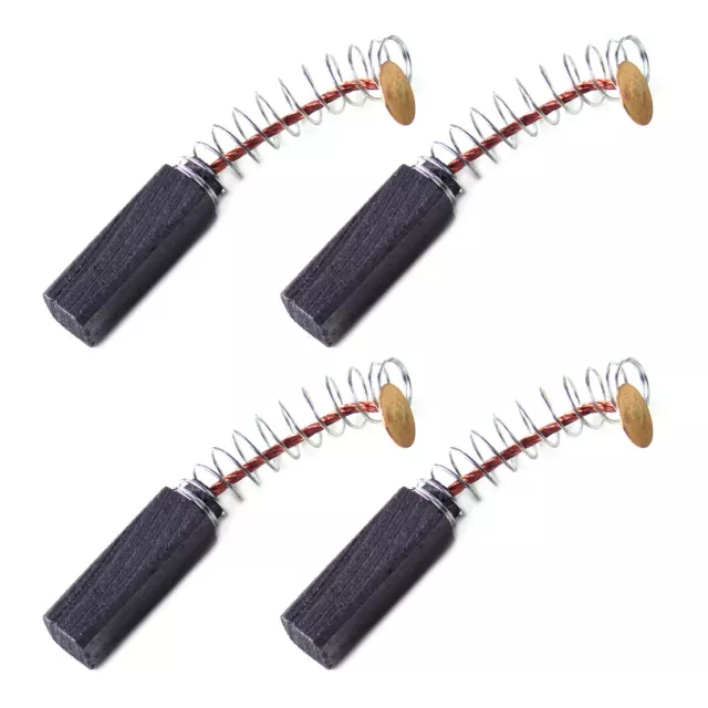 4X Balais en carbone pour moteurs électriques outil 6X6X20mm Carbon Brushes Neuf