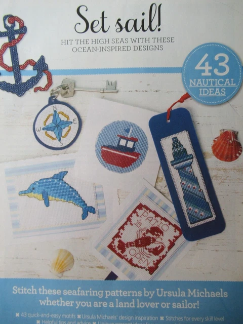 Stickvorlagensammlung "Sommer-Strand & Meer" 43 Kreuzstichmotive Ursula Michaels