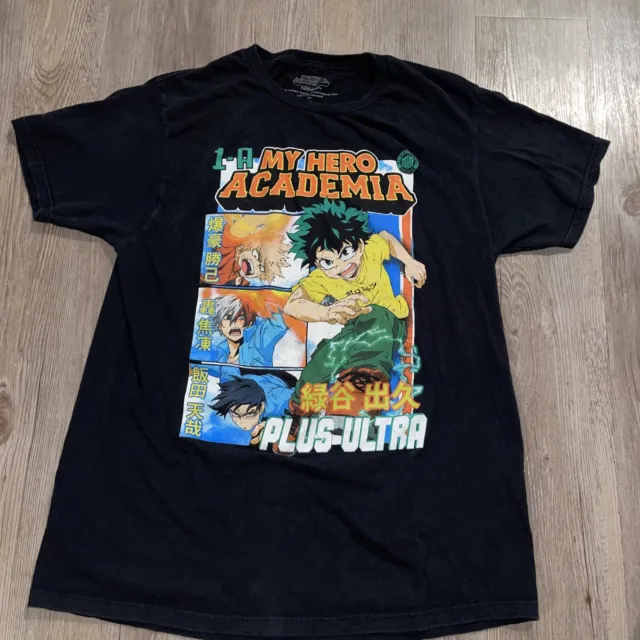 My Hero Academia Plus Ultra Anime Officially Licensed Adult T Shirt Size Large