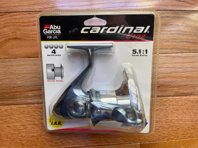 Abu Garcia Cardinal Spinning Fishing Reel C102 Brand New In Original Packaging