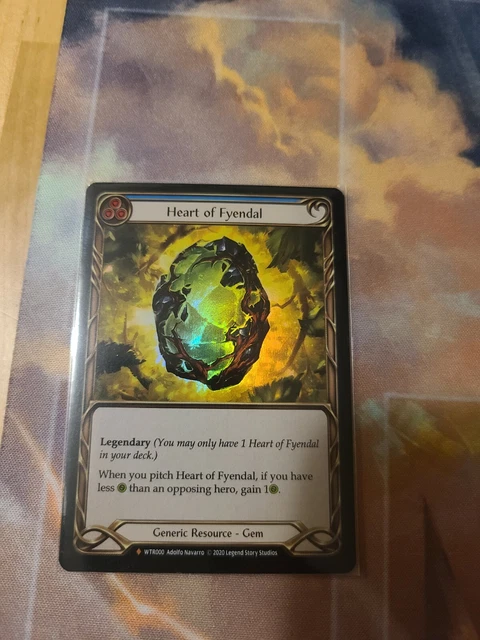 Heart of Fyendal Rainbow foil　fab Auction Prices Realized Tcg Cards 2020 FLESH AND BLOOD