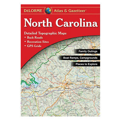 Delorme North Carolina Topographical Road Atlas & Gazetteer