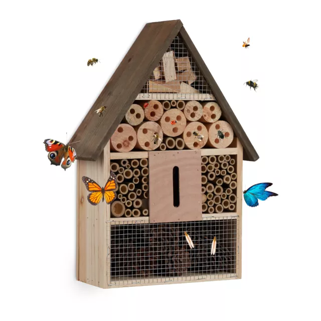 Hôtel à insectes refuge insecte abeille abri coccinelle maison à guêpe abeilles