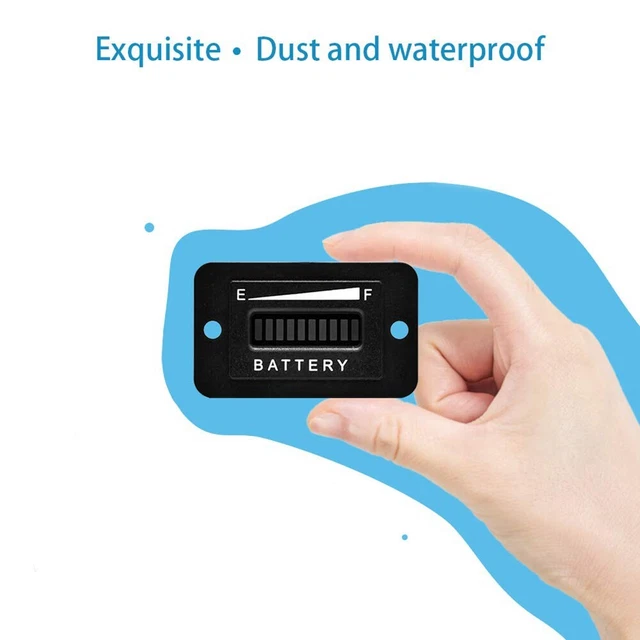 Batterie DEL haute performance jauge compteur pour 48V pour voiture club voiture