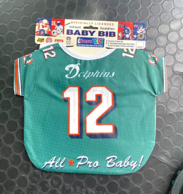 Adorable Nfl Miami Dolphins Football Jersey All Pro Baby Toddler Bib