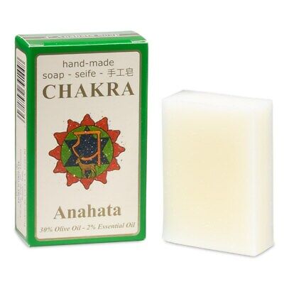Saponetta sapone 4° chakra oli essenziali 70 gr fiore d'oriente made in italy