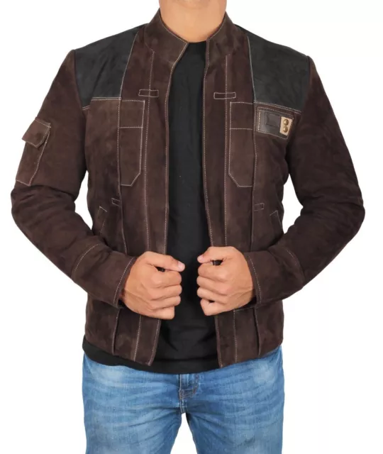 Han Solo A Star Wars Story Suede Jacket With Free Shipping