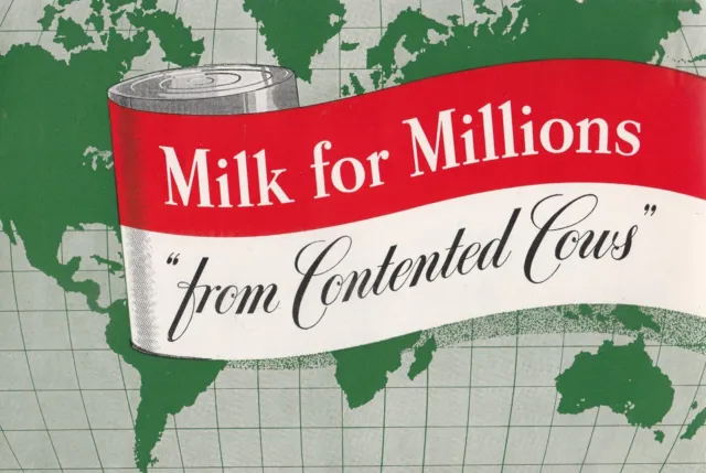 Carnation Milk Brochure "From Contented Cows"-1950'S?