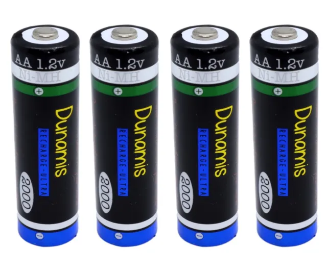 AA & AAA HIGH CAPACITY Rechargeable Batteries Ni-MH 1.2v 900 1300 2000 2500 mAh