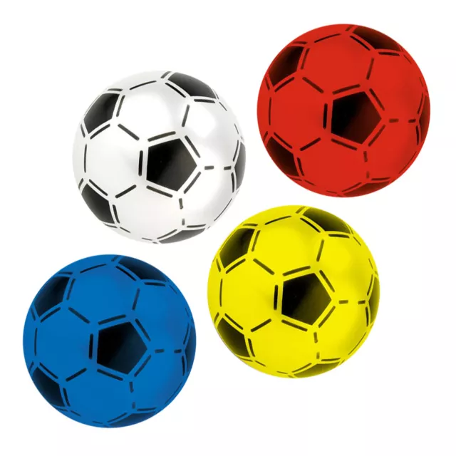 Plastic Football PVC Inflatable Soccer Beach indoor Ball travel Training Toy 1pc