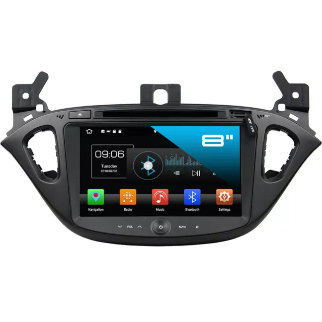 Für Opel Adam Corsa E 8" Touchscreen Android Autoradio GPS Navigation Bluetooth