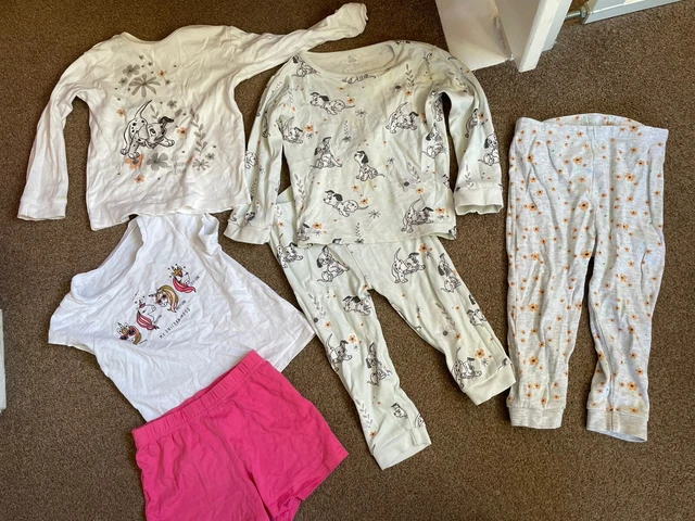 girls pyjama bundle 18-24 months 1.5-2 years